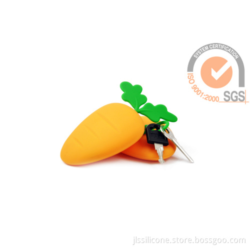 Colorful Silicone Carrot Key Case &amp; Key Bags In Promo 